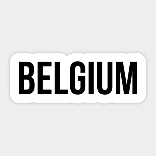 Belgium Sticker